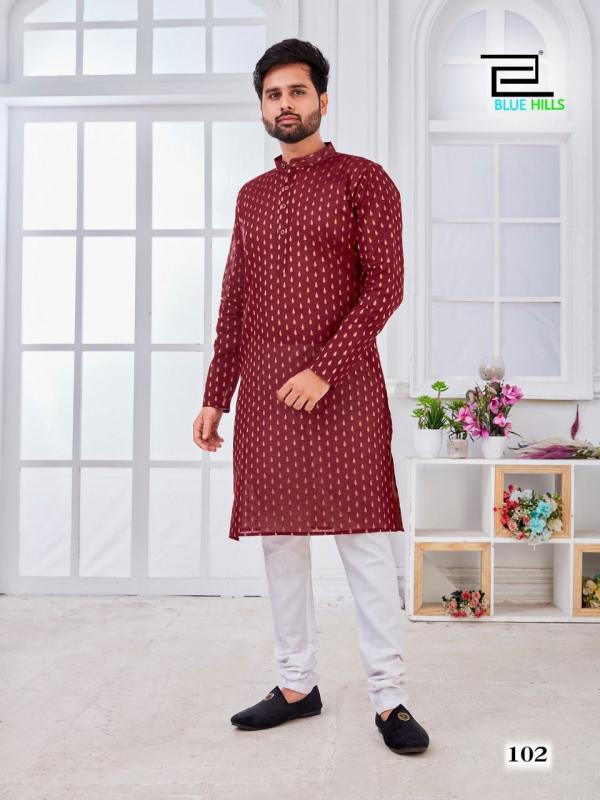 Blue Hills Mens Fancy Designer Kurta Collection